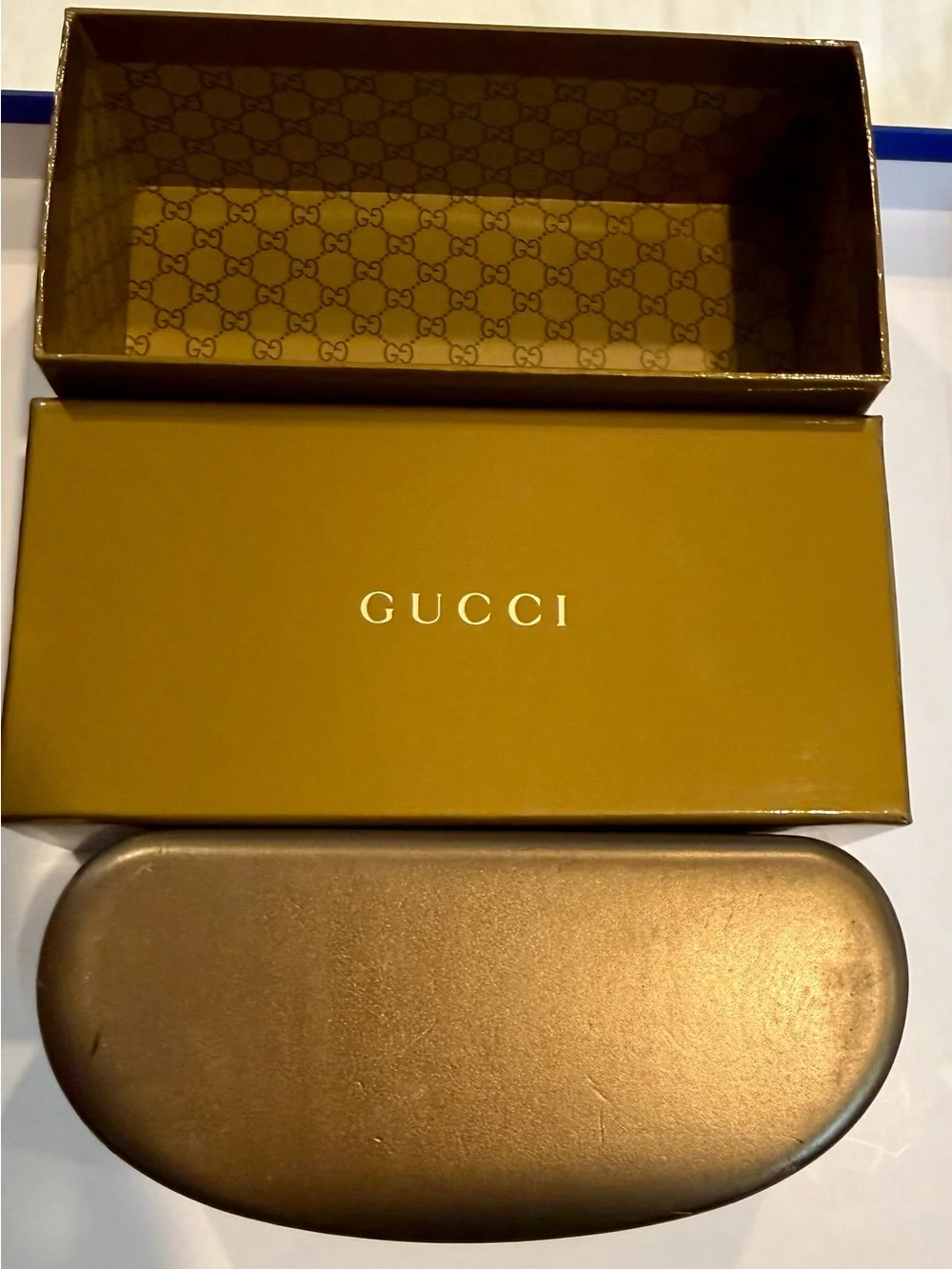 Gucci GG1627/S Aviator Sunglasses Black Italy w/ Case Box